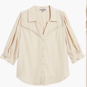 NWOT Wit & Wisdom western button up shirt sz XL